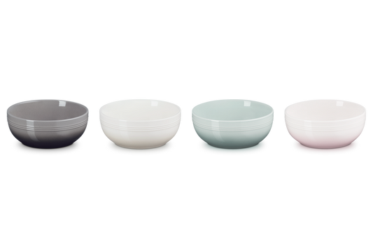 Stoneware Coupe Set of 4 Cereal Bowls