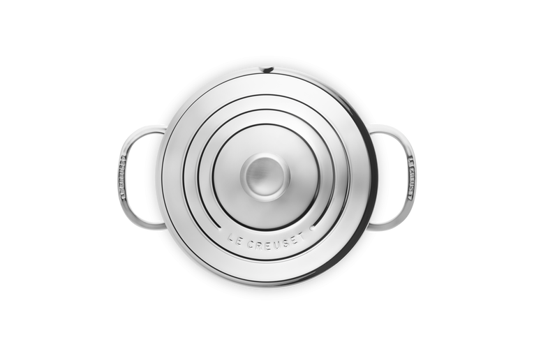 Signature Stainless Steel Deep Casserole with Lid