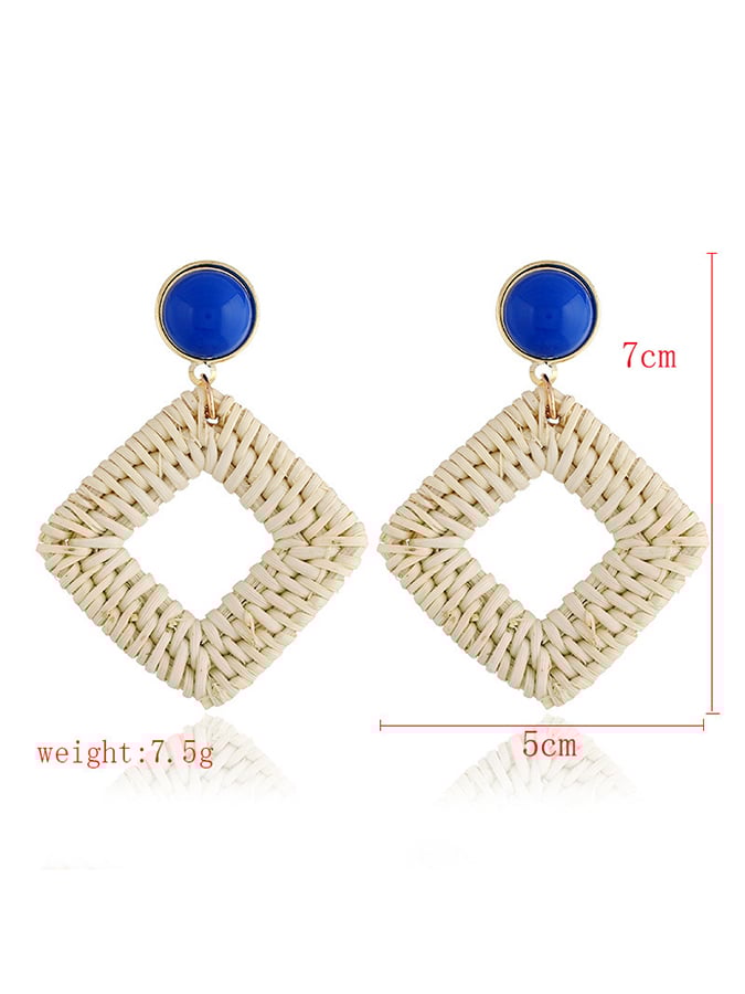 Women's Bohemian Phoenix Holiday Braided Earrings