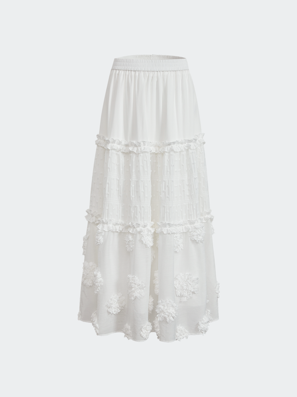 French Lace Tiered Maxi Skirt ✅FREE SHIPPING✅