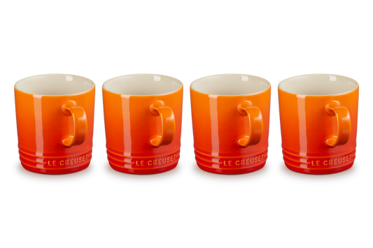 Stoneware Set of 4 Mugs