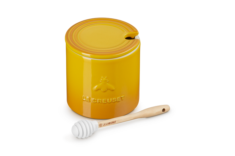 Pot à miel en grès avec cuillère à miel Signature 
