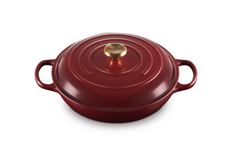 Casserole peu profonde en fonte 