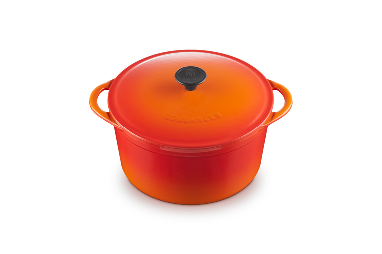 Cast Iron Cousances Round Casserole