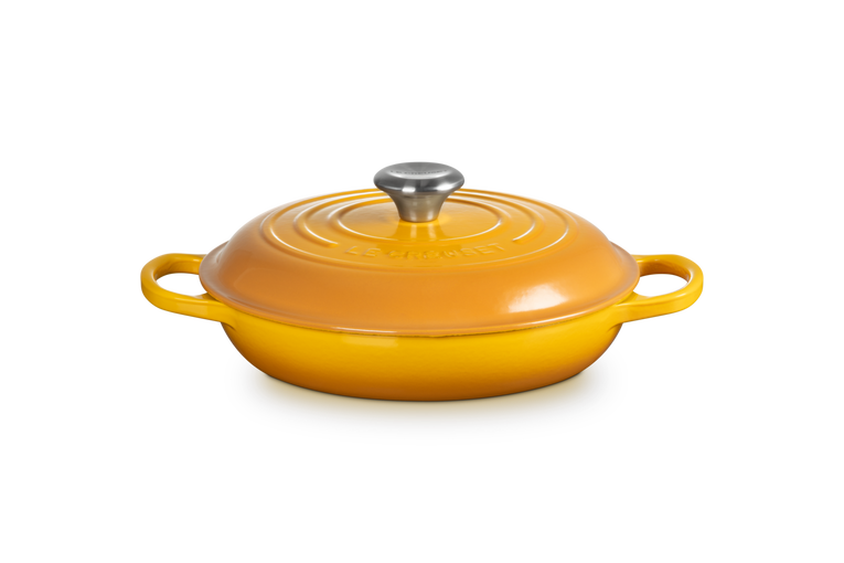 Casserole peu profonde en fonte 