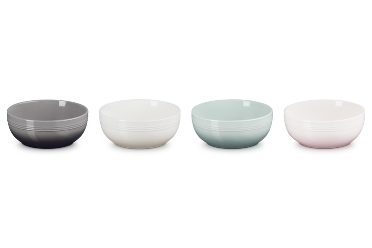 Stoneware Coupe Set of 4 Cereal Bowls