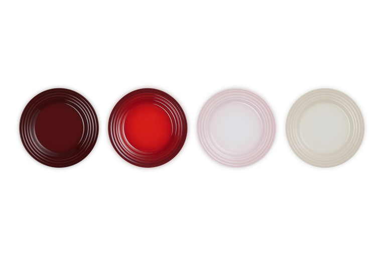 Stoneware Petits Fours Set of 4 Appetiser Plates