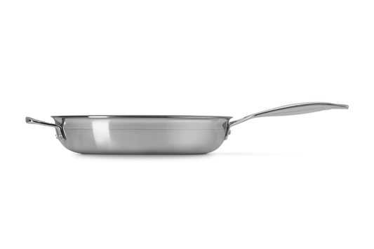 3-ply Stainless Steel Non-Stick Frying Pan with Helper Handle
