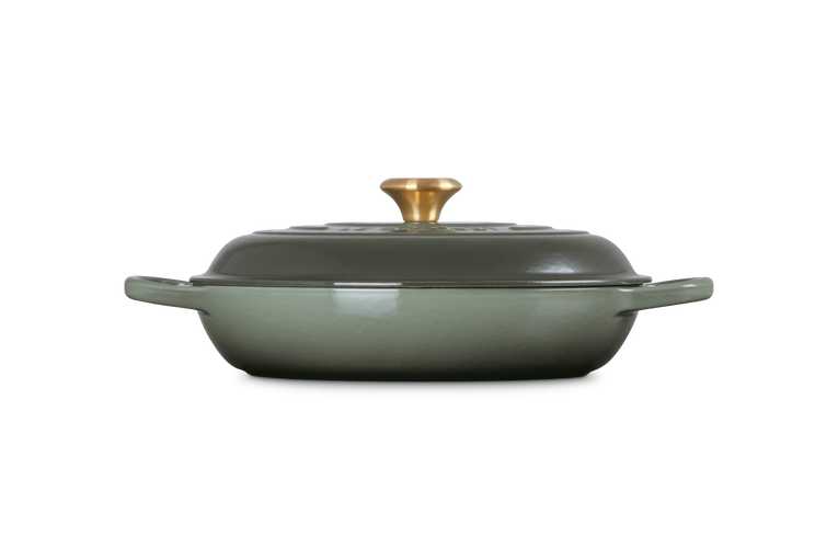 Casserole peu profonde en fonte 