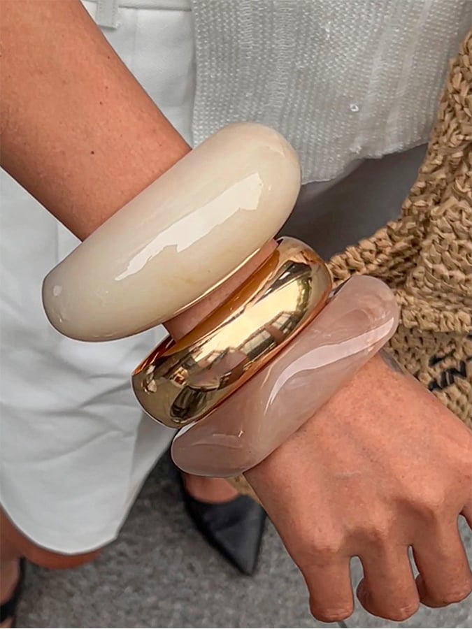 Women's Glossy Retro Geometric Bracelet