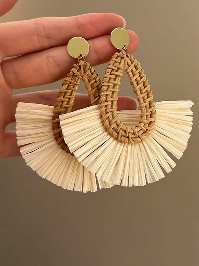 Women's Bohemian Phoenix Holiday Braided Earrings