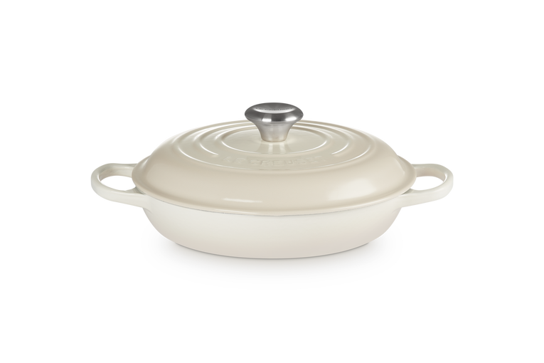 Casserole peu profonde en fonte 