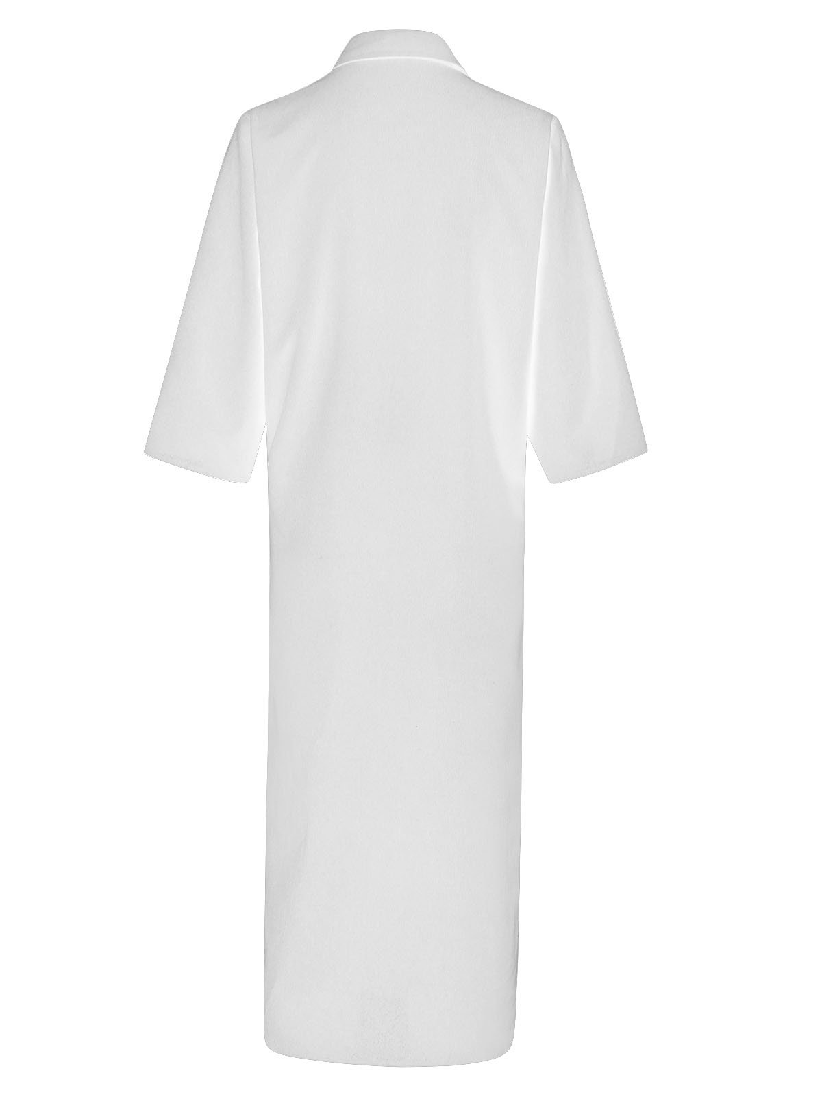 Women's Casual Solid Color Shirt Long Dress