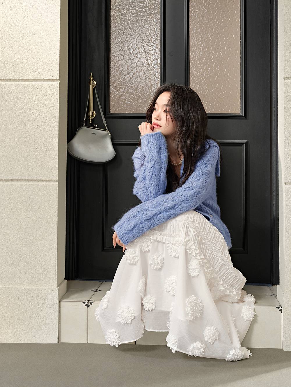 French Lace Tiered Maxi Skirt ✅FREE SHIPPING✅