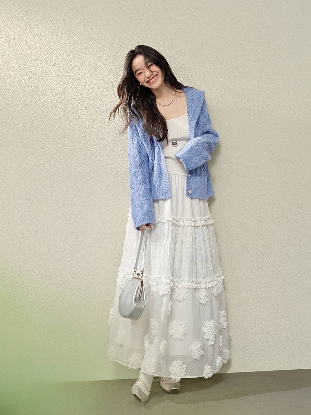 French Lace Tiered Maxi Skirt ✅FREE SHIPPING✅