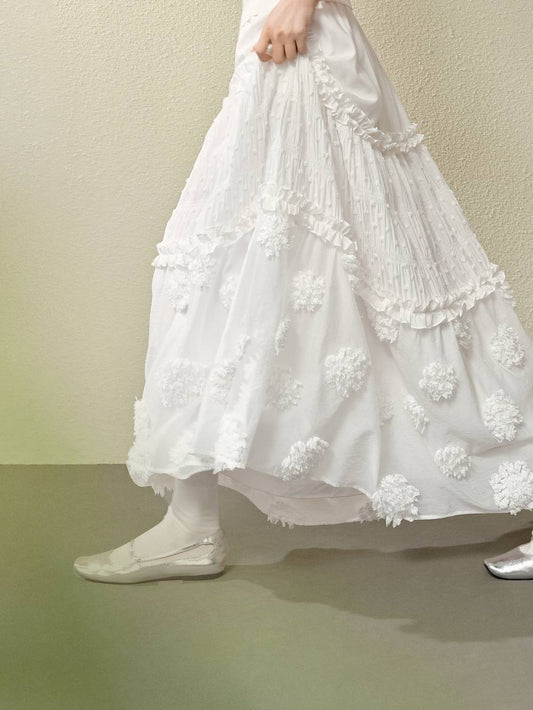 French Lace Tiered Maxi Skirt ✅FREE SHIPPING✅