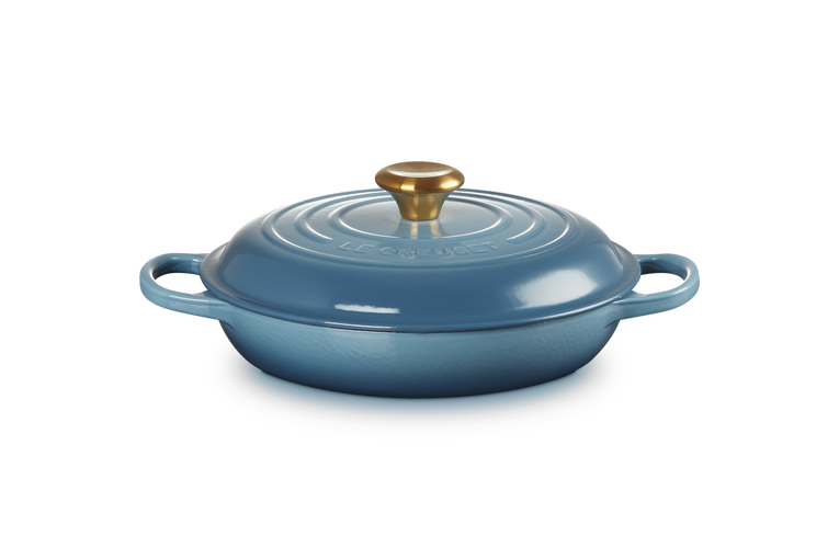 Casserole peu profonde en fonte 