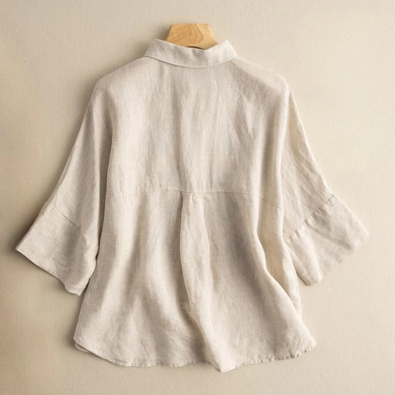 BETTY LINEN BLOUSE