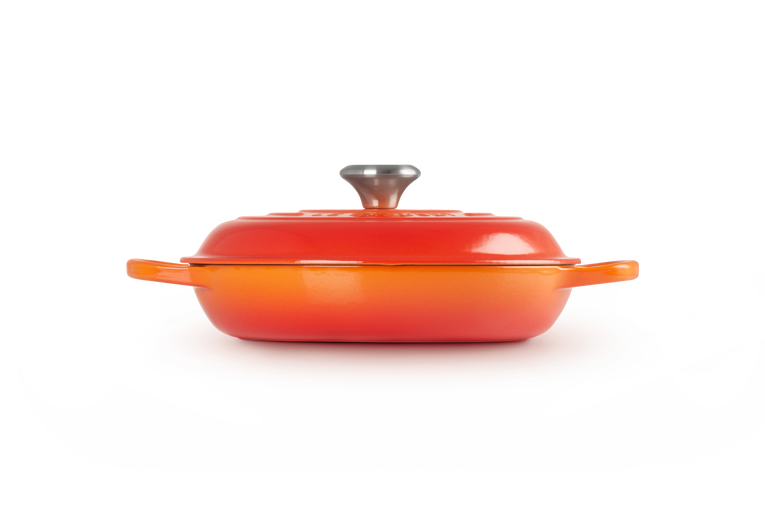 Casserole peu profonde en fonte 