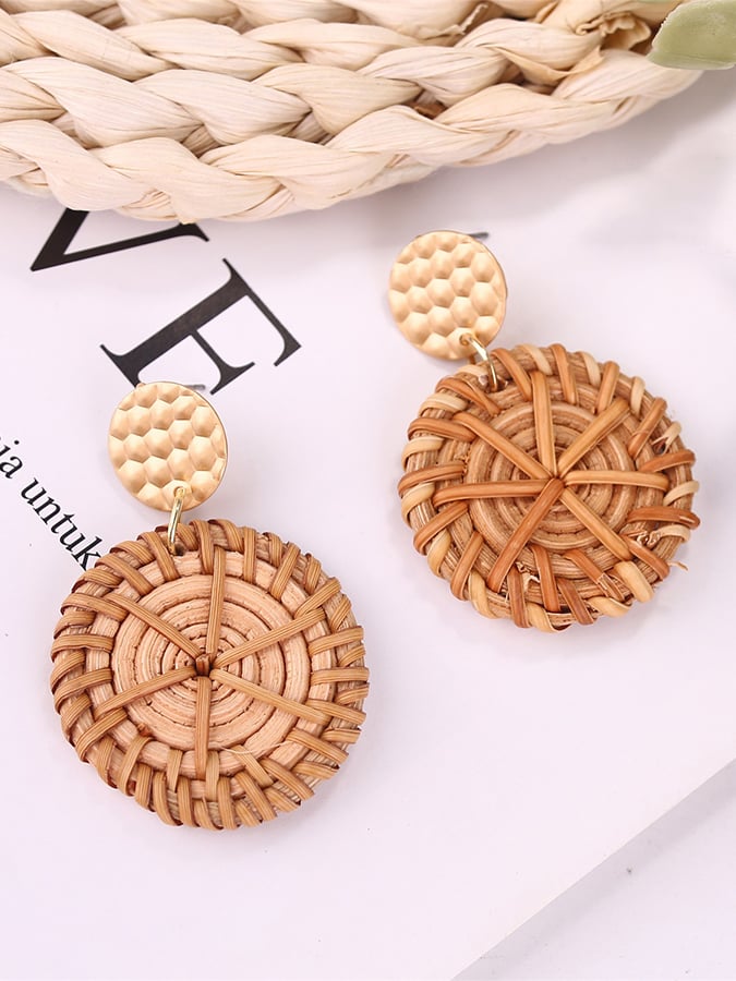 Women's Bohemian Phoenix Holiday Braided Earrings