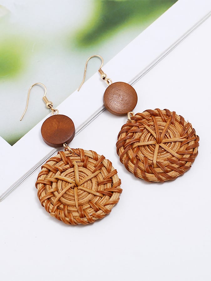 Women's Bohemian Phoenix Holiday Braided Earrings