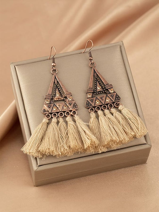 Women's Bohemian Holiday Tassel Earrings