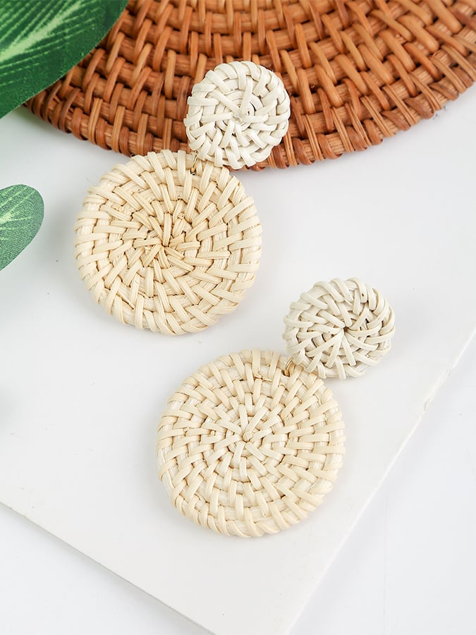 Women's Bohemian Phoenix Holiday Braided Earrings