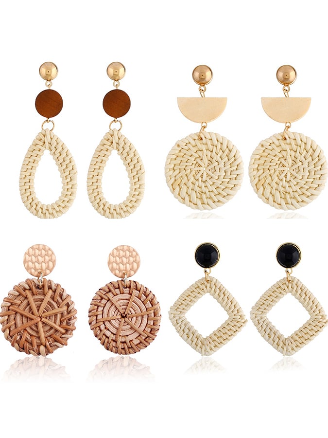 Women's Bohemian Phoenix Holiday Braided Earrings