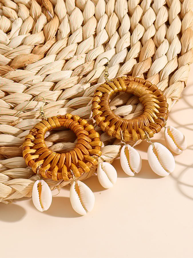 Women's Bohemian Phoenix Holiday Braided Earrings