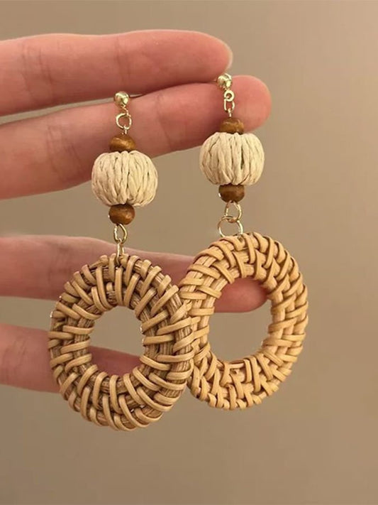 Women's Bohemian Phoenix Holiday Braided Earrings